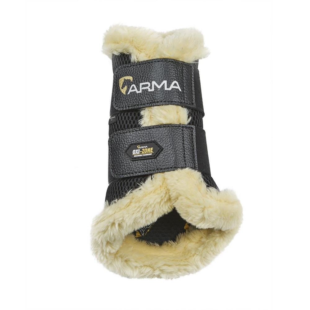 Shires ARMA OXI-ZONE Supafleece Brushing Boots (Black)