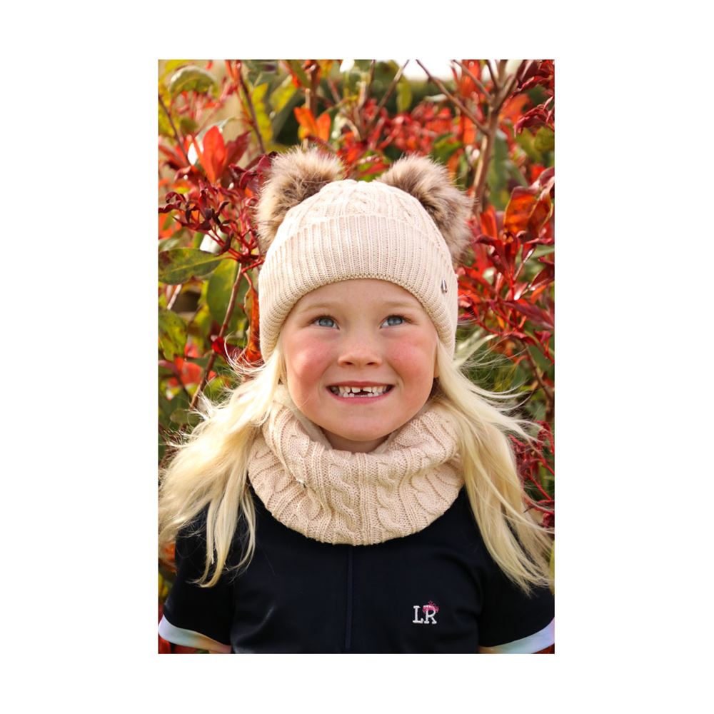 Hy Equestrian Morzine Children's Snood (Beige)