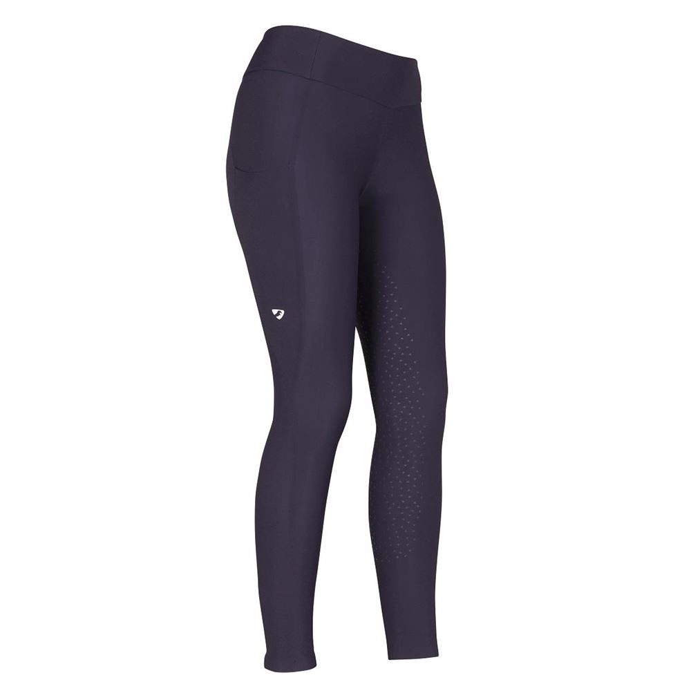 Shires Aubrion Laminated Riding Tights (Navy)
