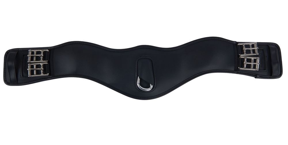 Collegiate Synthetic Anatomic Dressage Girth (Black)