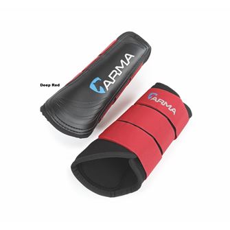 Shires ARMA Neoprene Brushing Boots (Deep Red)