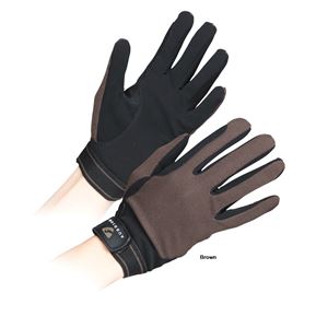 Shires Aubrion Mesh Riding Gloves - Adult