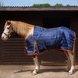 Gallop Trojan 100 Stable Rug (Navy/Orange)