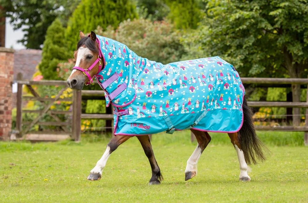Shires Tikaboo 200 Combo Turnout Rug (Princess Unicorn)