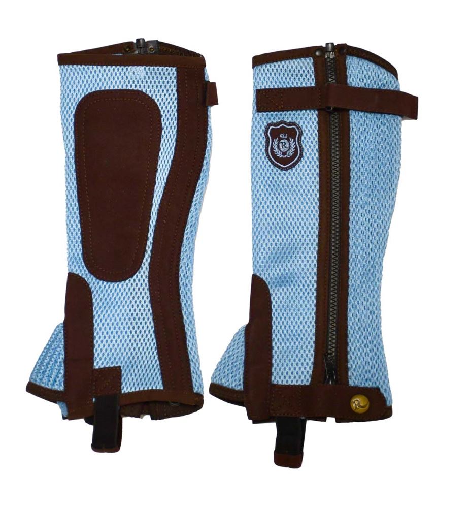 Rhinegold Childs Mesh Gaiter (Blue)