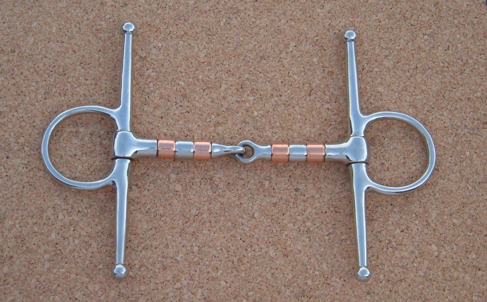 Full Cheek Copper Roller Snaffle
