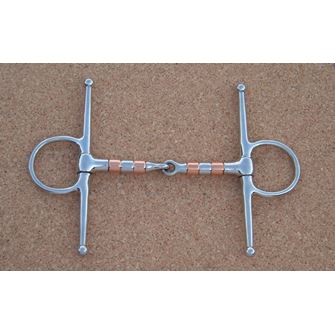 Full Cheek Copper Roller Snaffle