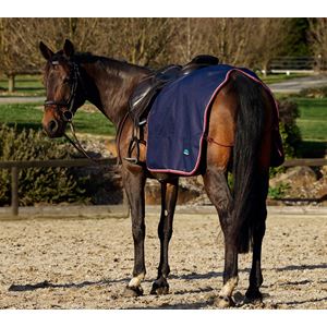 Weatherbeeta Essential Quarter Sheet (Navy/Burgundy)