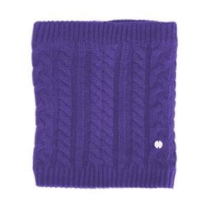 Hy Equestrian Meribel Cable Knit Snood (Ultra Violet)