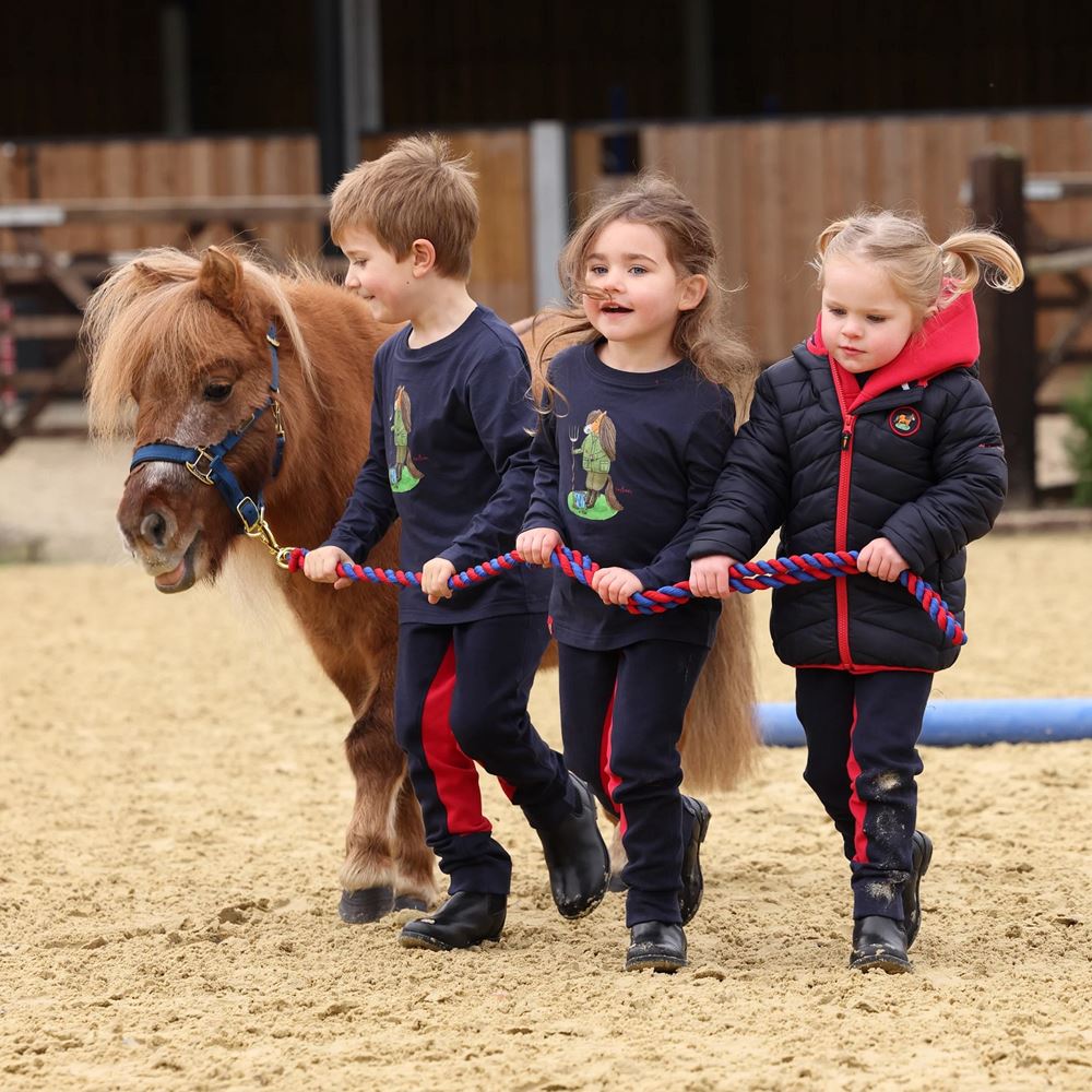 Shires Winnie & Me Long Sleeve Top (Navy)