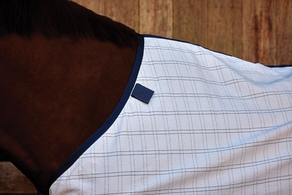 Weatherbeeta Comfitec Cotton Liner Sheet Standard (White/Navy)