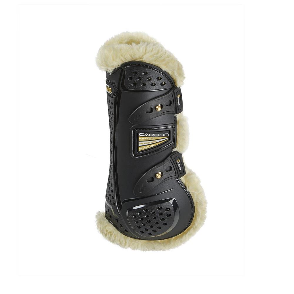 Shires ARMA OXI-ZONE Supafleece Tendon Boots (Black)