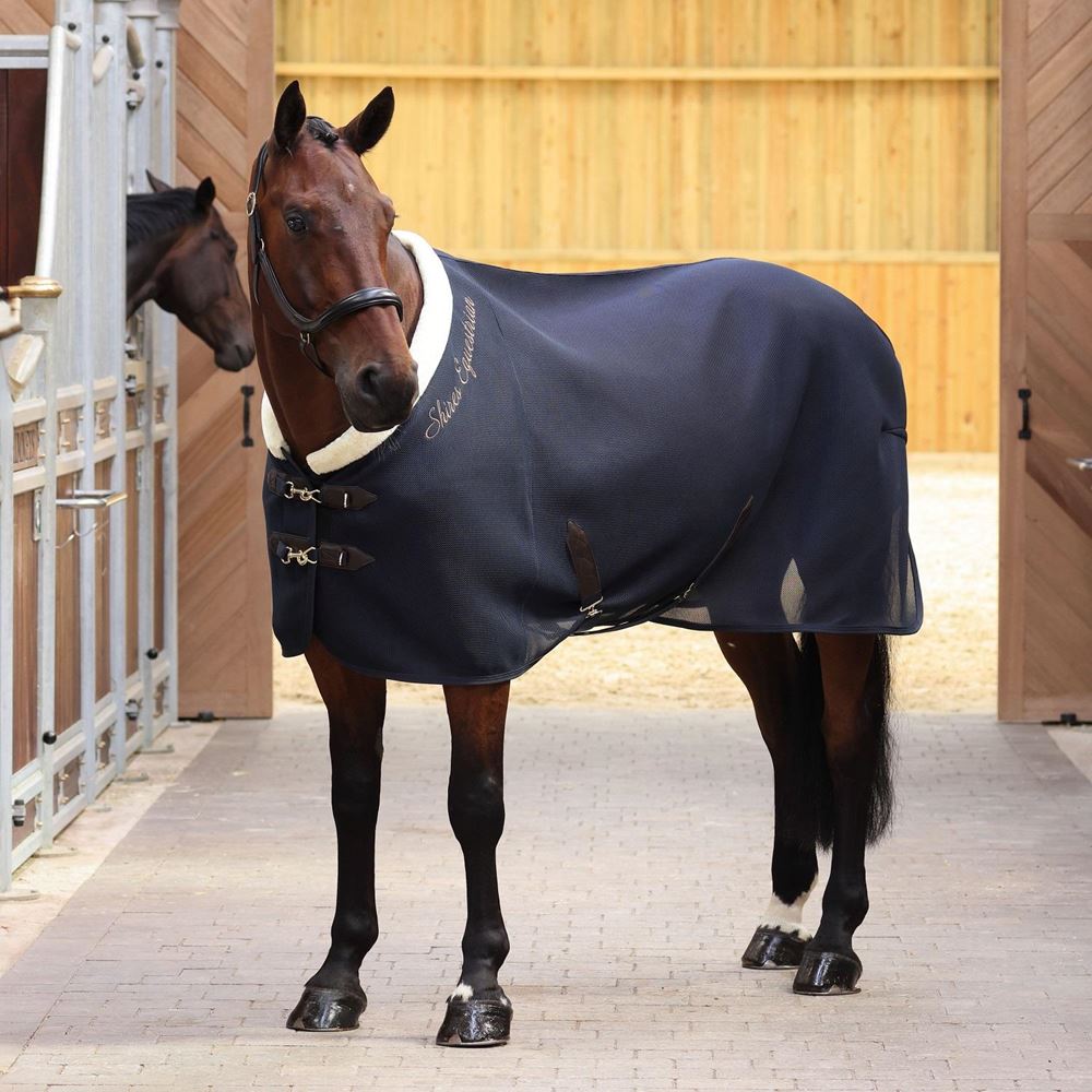 Shires Deluxe Air Motion Cooler Rug (Navy)