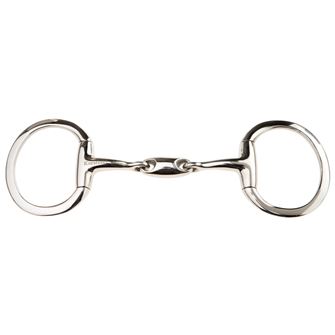 JP Korsteel Stainless Steel Oval Link Loose Ring Snaffle Bit