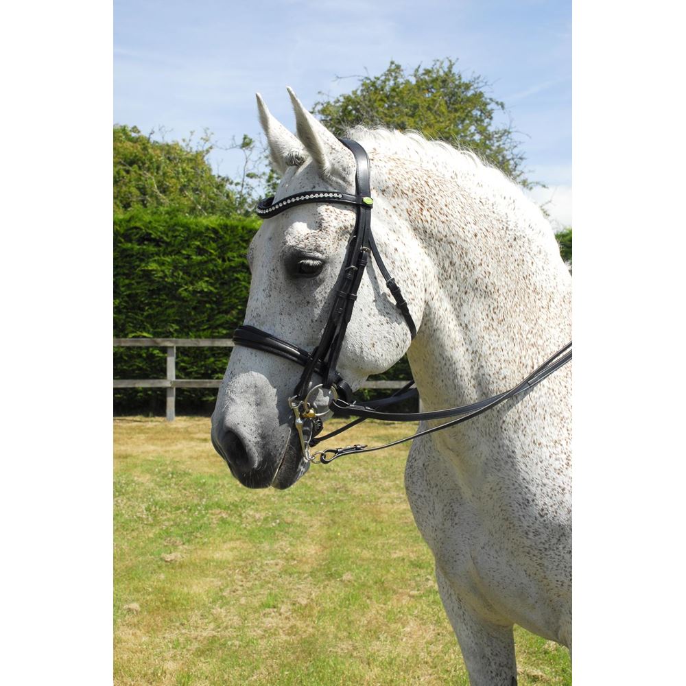 Rhinegold Anatomic Double Bridle With Crank Style Noseband