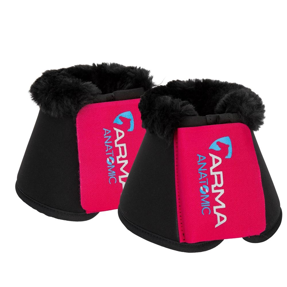 Shires ARMA SupaFleece Neoprene Over Reach Boots (Raspberry)