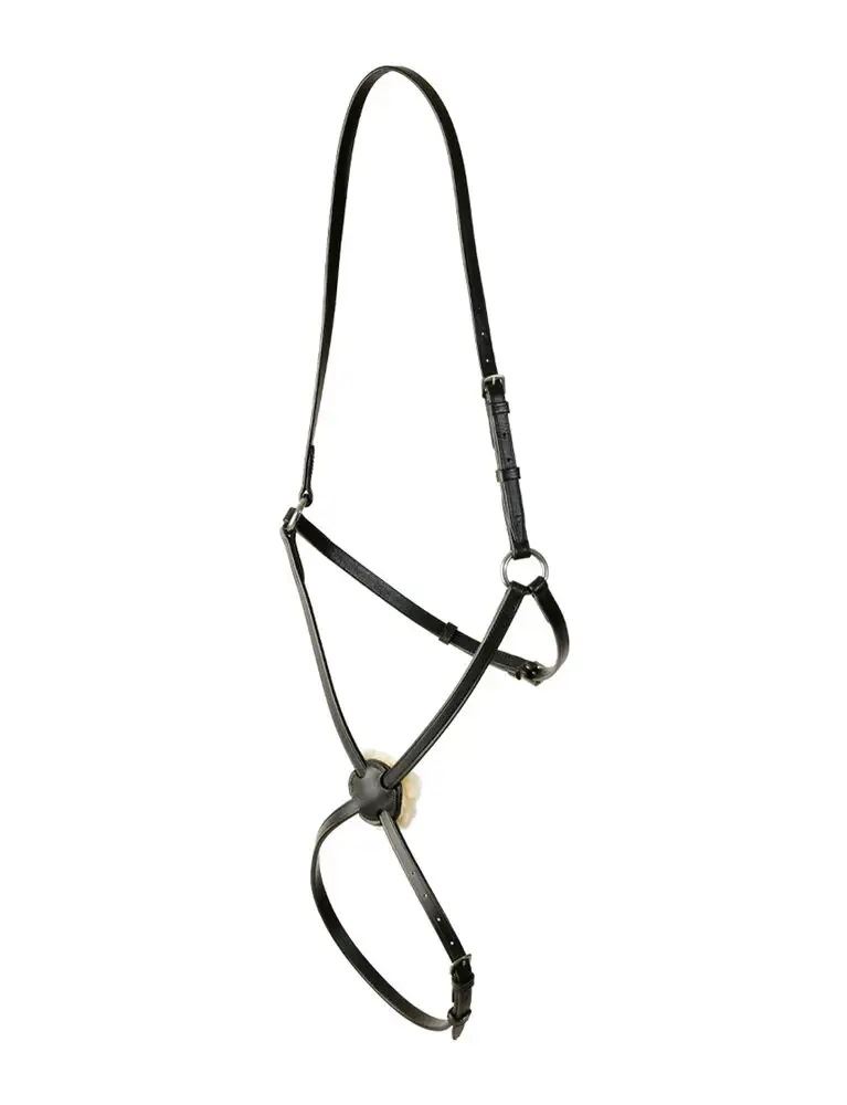 Kincade Classic Plain Raised Grackle Noseband (Black)