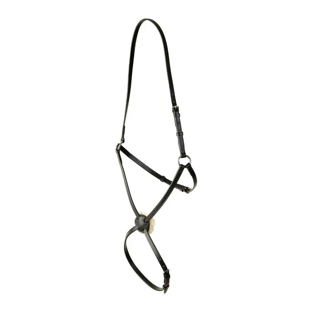Kincade Classic Plain Raised Grackle Noseband (Black)
