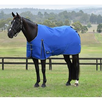 Weatherbeeta Comfitec Essential Turnout Standard Neck - 220g (Cobalt/Black)