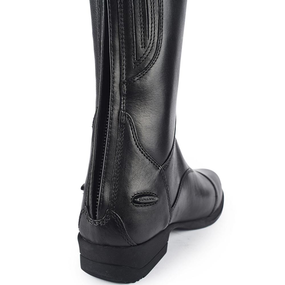 Shires Moretta Gianna Leather Riding Boots - Regular Height (Black)