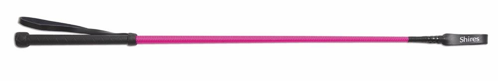Shires Thread Stem Whip - Child (Plain Raspberry)