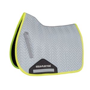 Shires EQUI-FLECTOR Saddlepad (Yellow)