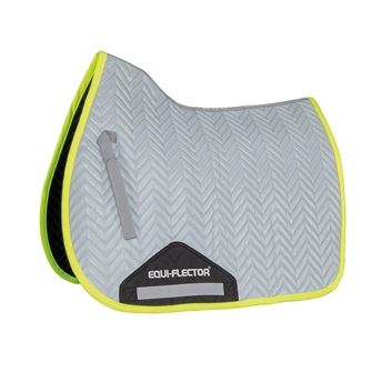 Shires EQUI-FLECTOR Saddlepad (Yellow)