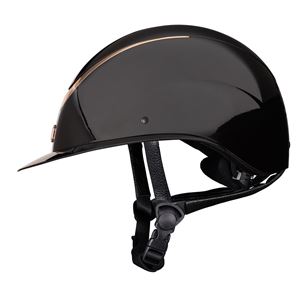 Shires Karben Alina Ellipse Riding Hat 52-54 (Black/Rose Gold)
