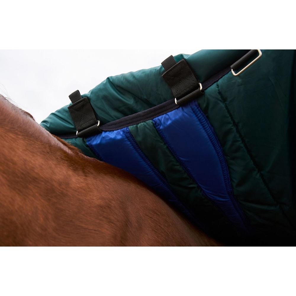 Weatherbeeta Comfitec Plus Dynamic Turnout Detach-A-Neck - 0g (Navy/Forest Green)