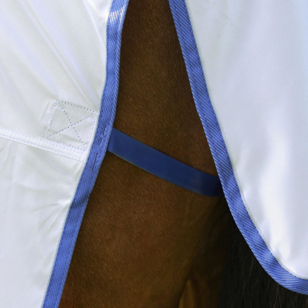 Shires Tempest Original Fly Rug & Neck Set (White)