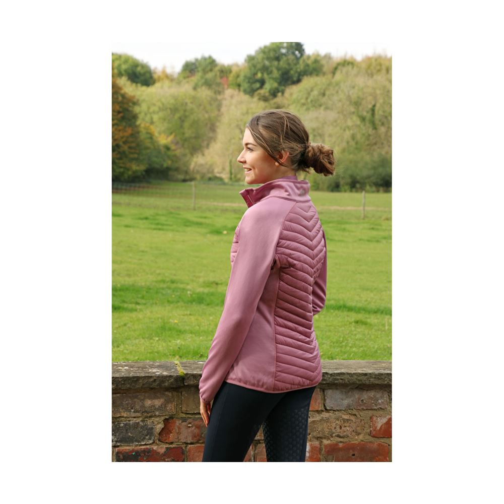 Hy Equestrian Synergy Sync Lightweight Padded Jacket (Grape)