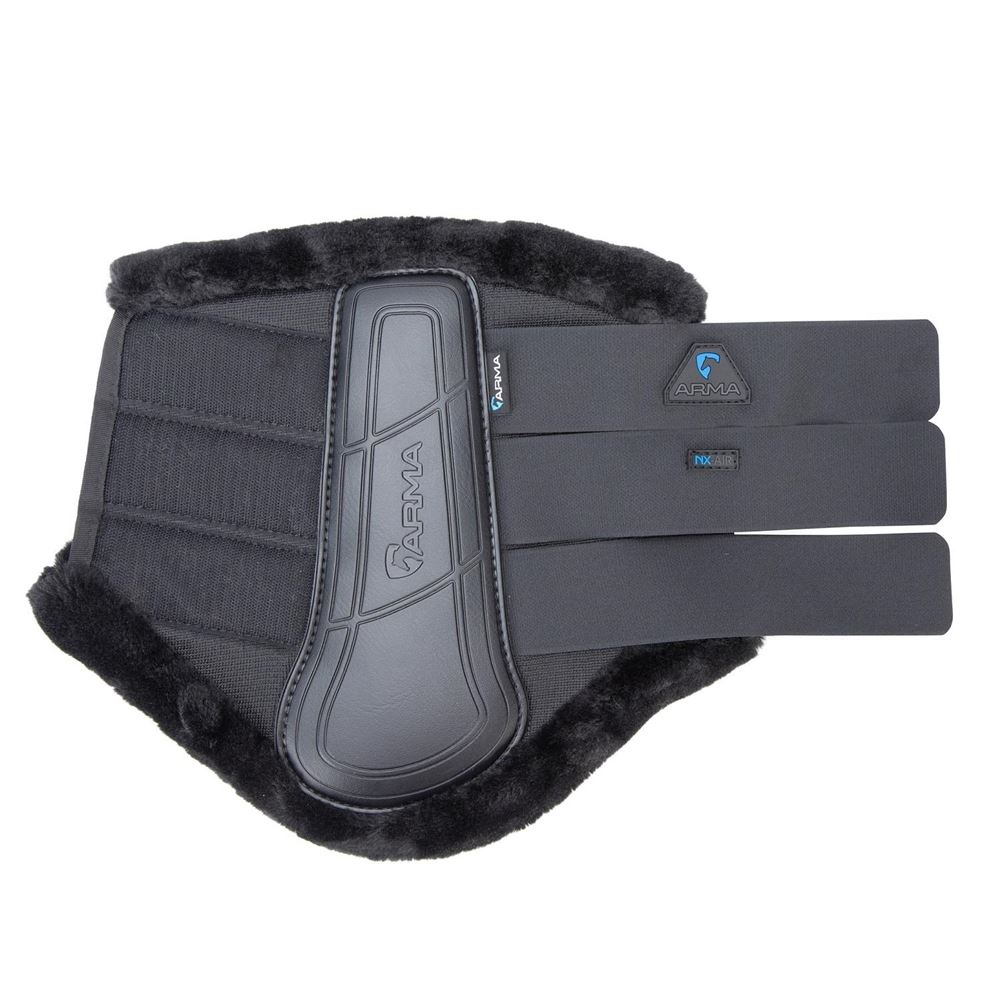 Shires Arma NX-AIR SupaFleece Brushing Boots (Black)
