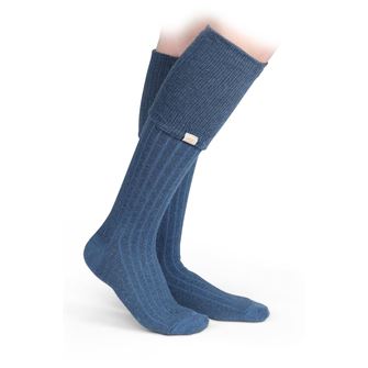Shires Aubrion Cottonwood Boot Socks (Blue)