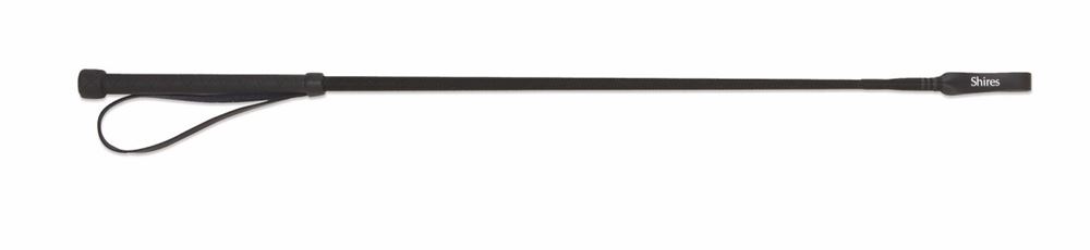 Shires Thread Stem Whip - Child (Plain Black)