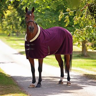 Shires Deluxe Fleece Rug (Black Cherry)