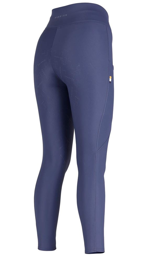 Shires Aubrion Optima Ladies Sport Riding Tights (Navy)