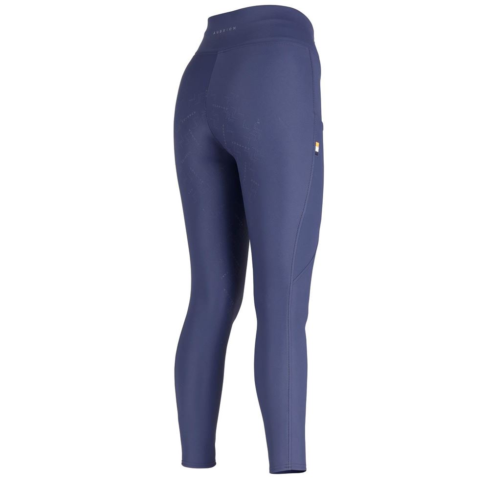 Shires Aubrion Optima Ladies Sport Riding Tights (Navy)