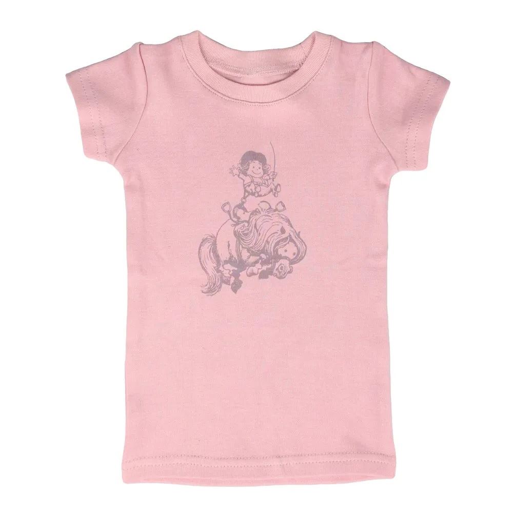 Hy Equestrian Thelwell Mini Tots T-Shirt (Pastel Pink)