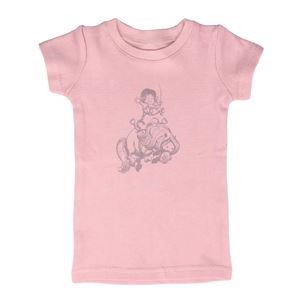 Hy Equestrian Thelwell Mini Tots T-Shirt (Pastel Pink)