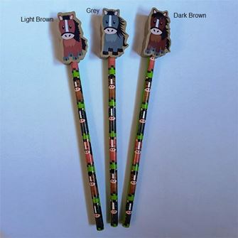 Jenkinsons Single Pony Pencil with Eraser topper