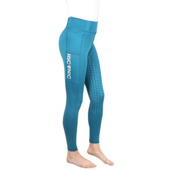 HyCONIC by Hy Equestrian Soria Ladies Riding Tights (Teal)