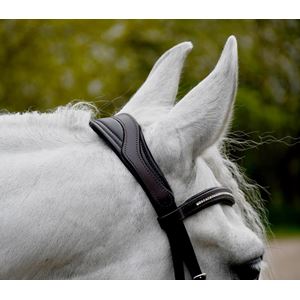 Rhinegold Luxe Anatomical Leather Flash Bridle