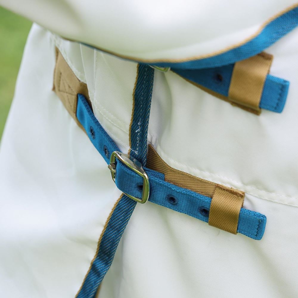 Shires Tempest Plus Sweet-Itch Combo (White)