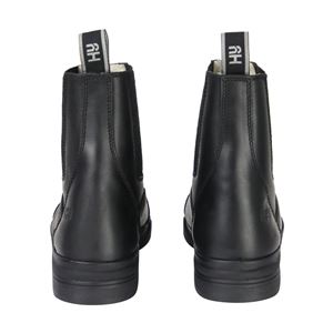 Hy Equestrian Fleece Lined Wax Leather Zip Jodhpur Boot