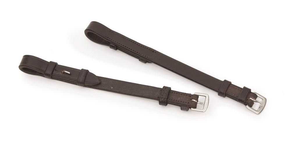 Shires Blenheim Bridle Cheek Pieces with Hook Studs