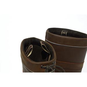 Rhinegold Elite Harlem Waterproof Country Boots - Wide Leg (Brown)