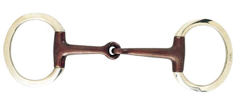 Korsteel Sweet Iron Jointed Eggbutt Snaffle Bit