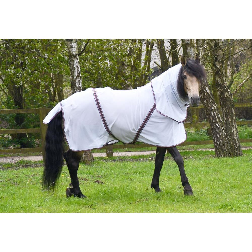 Rhinegold Kenya Fly Rug with Neck Cover (Grey)