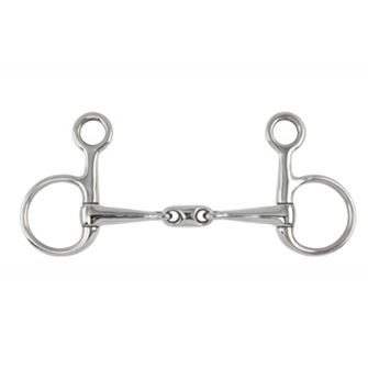 Shires Hanging Cheek Snaffle with Lozenge