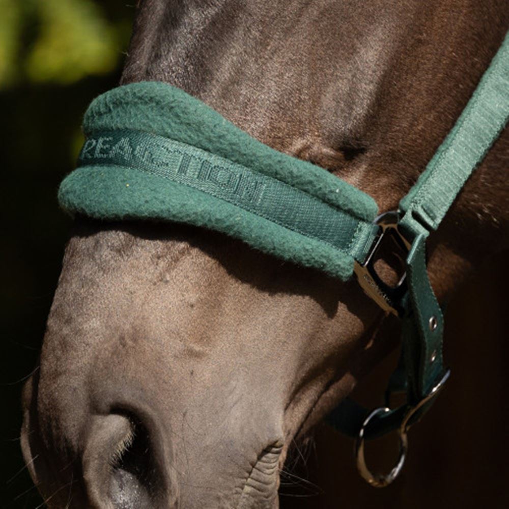 ProReaction Dura Fleece Head Collar by Hy Equestrian (Hunter Green)